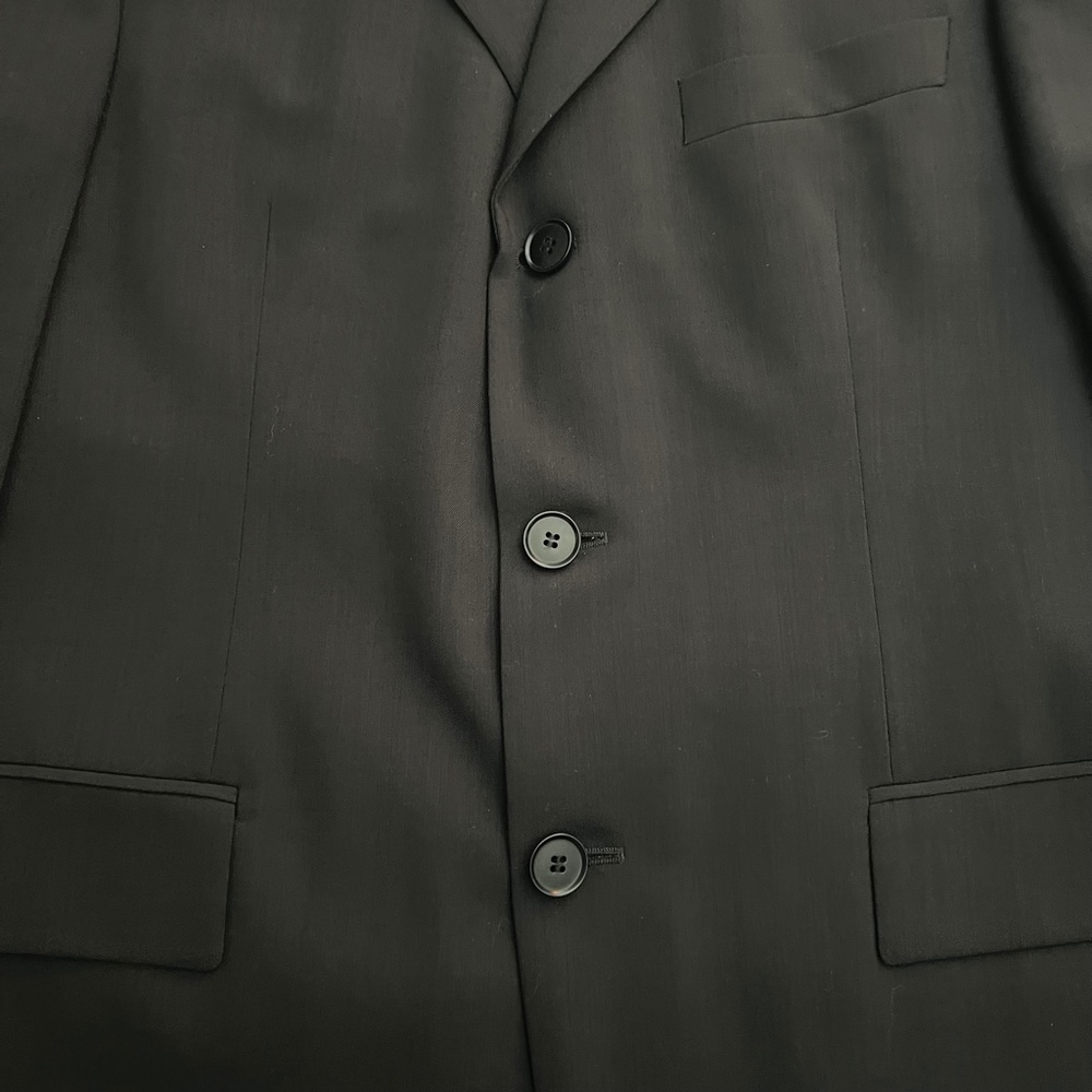HUGO BOSS Rossellini Movie US Wool Three-Button Suit 36 S Blazer, 30W Pants 36S - Picture 5 of 16